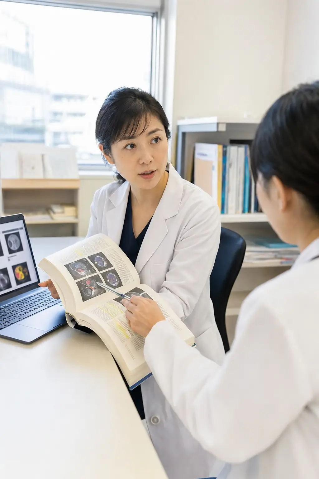 Clinician retrieving medical knowledge instantly