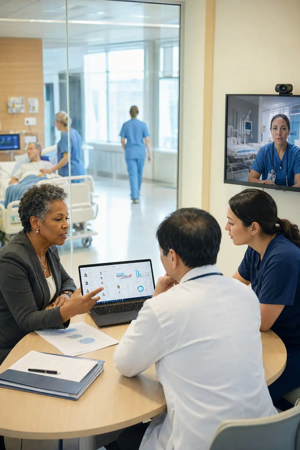 Bedside care linked to boardroom analytics